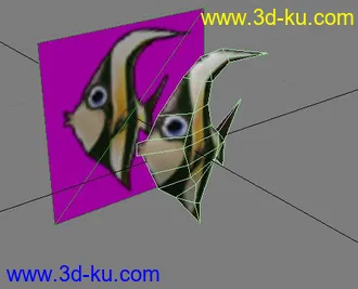 3D打印模型熱帶魚1條的图片