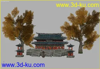 3D打印模型游戏建筑------------模仿制作（有部分改动）的图片