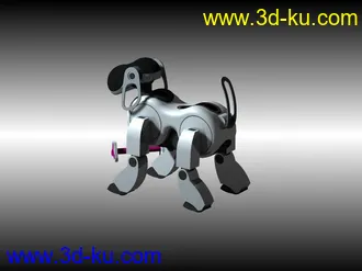 3D打印模型机器玩具狗的图片