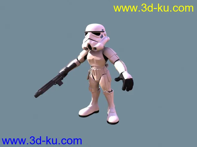 星際大戰的機器人(骨骼OK)模型的图片1