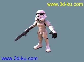 3D打印模型星際大戰的機器人(骨骼OK)的图片