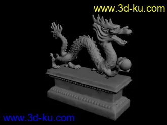 3D打印模型转贴四条中国龙的图片