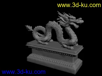 3D打印模型转贴四条中国龙的图片
