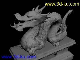 3D打印模型转贴四条中国龙的图片