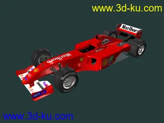 3D打印模型F1赛车的图片