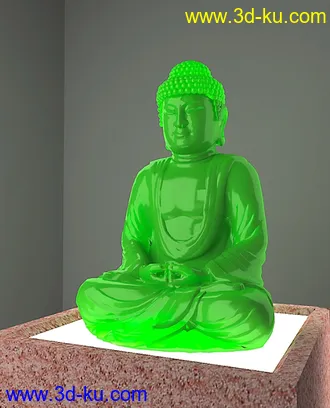 3D打印模型玉佛的图片