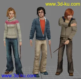 哈里波特三维模型的图片