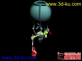 12个可调整精细度的游戏动物模型的图片