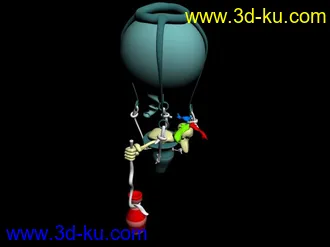 12个可调整精细度的游戏动物模型的图片