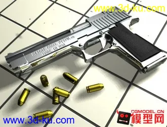 3D打印模型沙漠之鹰的图片