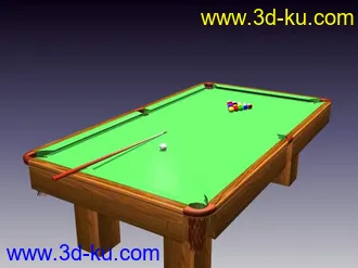 3D打印模型台球桌  钢琴  功放的图片