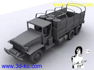 3D打印模型gmc军用卡车的图片