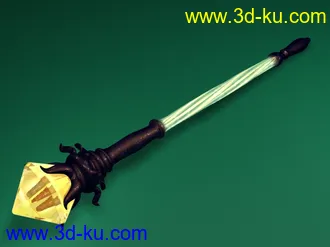 3D打印模型魔杖的图片