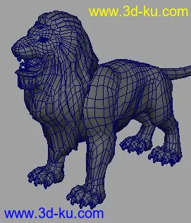 狮子豹子模型的图片1