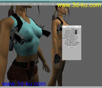 （超性感模型-可换装）古墓丽影-劳拉-高模的图片