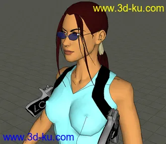 （超性感模型-可换装）古墓丽影-劳拉-高模的图片