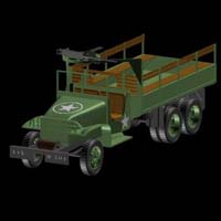 一辆军用卡车模型的图片1