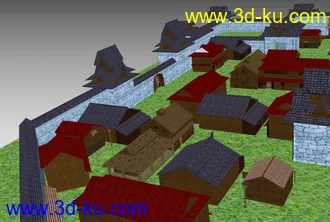 3D打印模型“忍者VS忍者”古代日本场景的图片