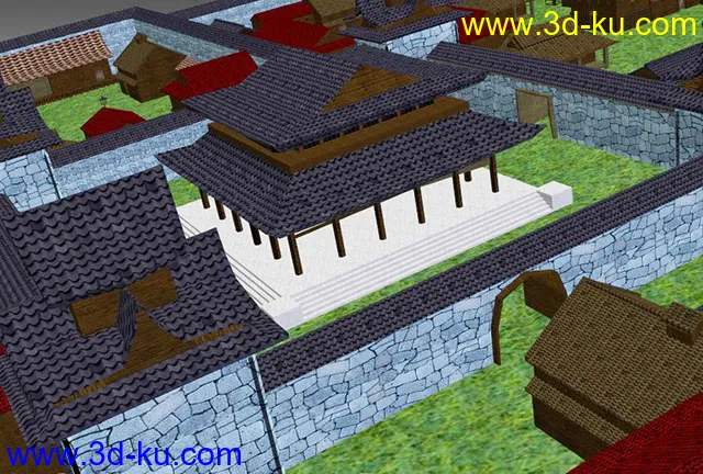 “忍者VS忍者”古代日本场景模型的图片4