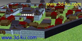 3D打印模型“忍者VS忍者”古代日本场景的图片