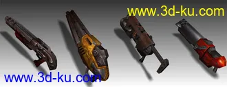 3D打印模型Quake 3 武器的图片