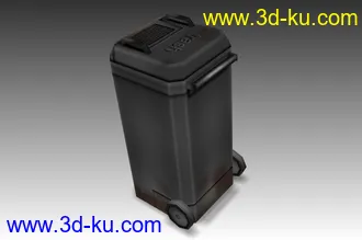 3D打印模型垃圾和垃圾桶的图片