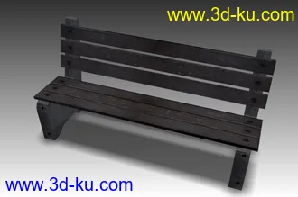 3D打印模型长椅3款的图片