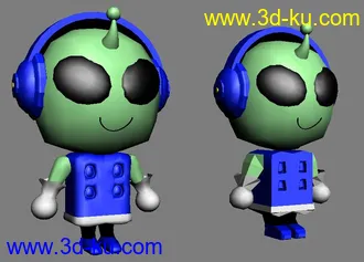 3D打印模型跑跑人物 奇奇的图片