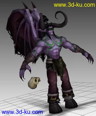3D打印模型魔兽世界英雄ILIDAN的图片
