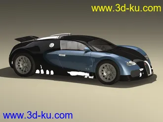 3D打印模型概念车(带贴图)的图片