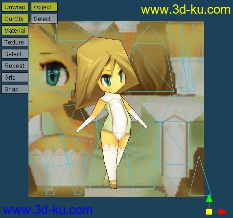 [NDSL游戏人物]日系风格的模型两款的图片2