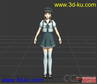一个girl模型的图片