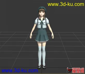 一个girl模型的图片