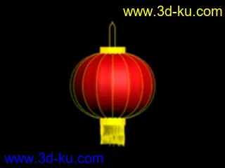 3D打印模型自己做的灯笼的图片