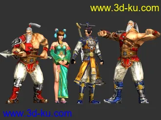 HeroOnline II 的模型！o(∩_∩)o的图片