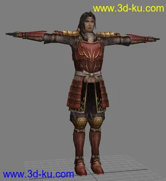 3D打印模型抢快！无双大蛇人物第一弹：真田幸村的图片