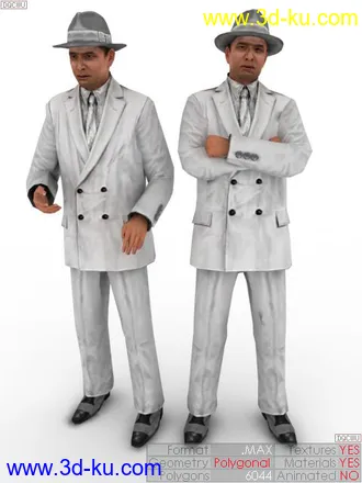 3D打印模型[首发] 教父黑帮人物的图片