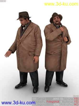 3D打印模型[首发] 教父黑帮人物的图片