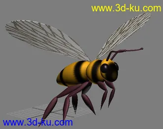 3D打印模型蜜蜂2只 MAX8格式的图片