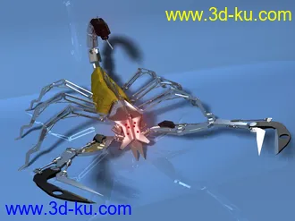 3D打印模型机械蝎子的图片
