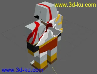 3D打印模型打造本站第一冤枉贴，2046人下载，没人顶，d战神god of war乐高版的图片