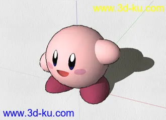 3D打印模型星之卡比的图片