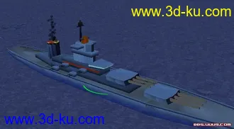 3D打印模型战列舰的图片