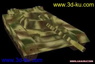 3D打印模型T-80主战坦克的图片