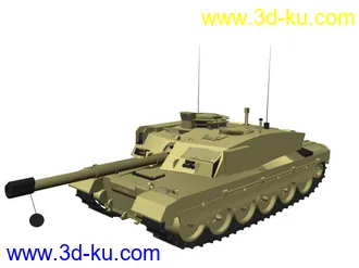 3D打印模型英国的挑战者2坦克的图片