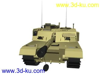 3D打印模型英国的挑战者2坦克的图片