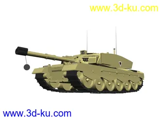 3D打印模型英国的挑战者2坦克的图片