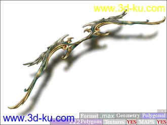 3D打印模型十八般兵器...........(持续更新中)的图片