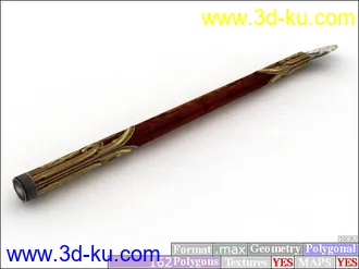 3D打印模型十八般兵器...........(持续更新中)的图片