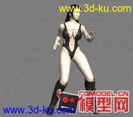 3D打印模型女人体带骨骼无贴图 ，max的图片